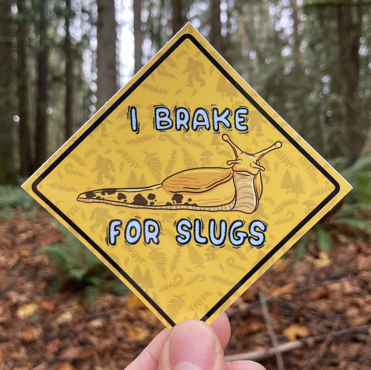 I Brake for Slugs Sticker