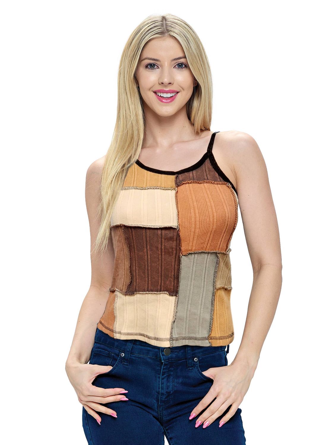 Tank Top Hippie Patchwork: Multi