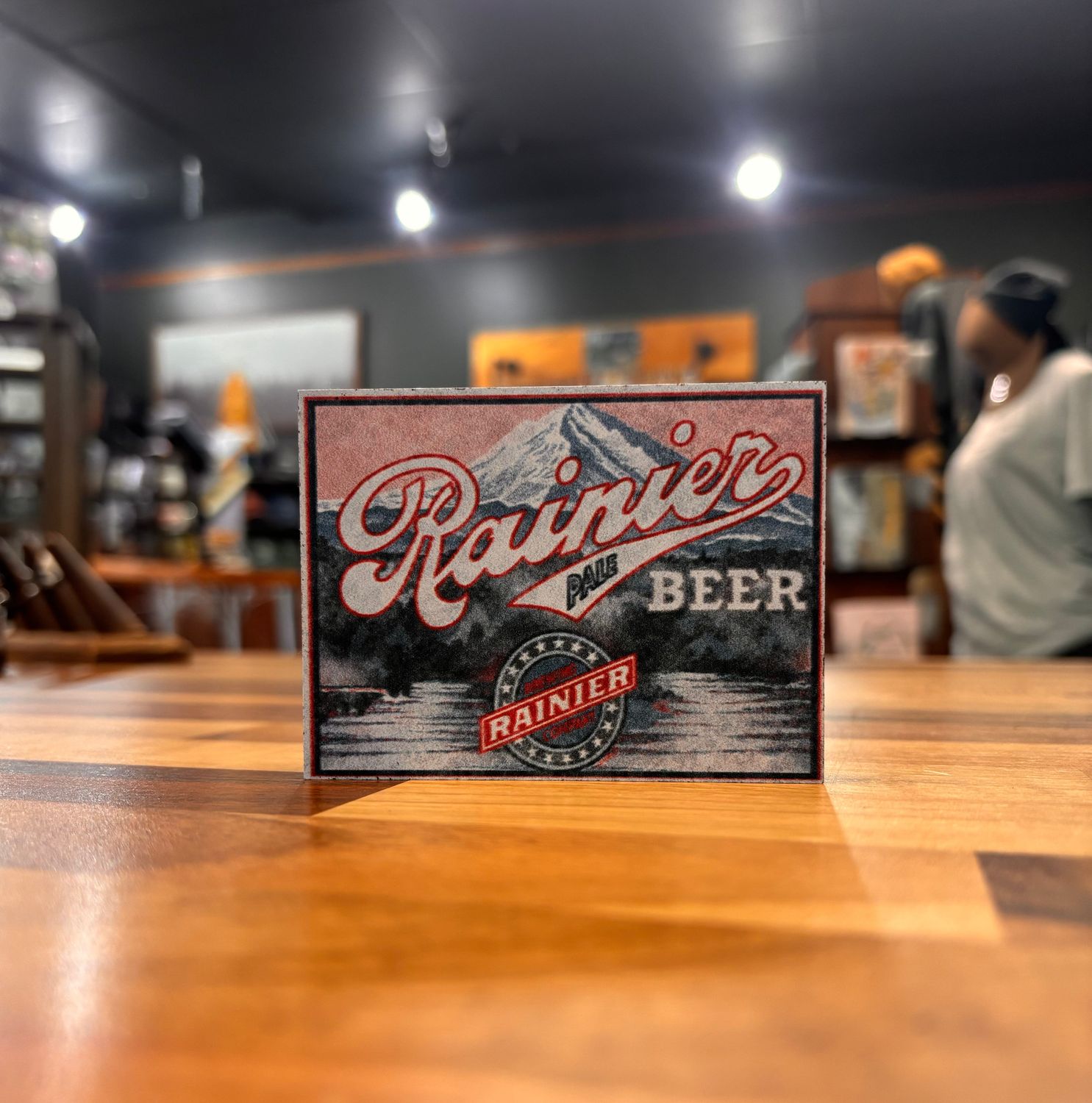 Rainier Beer Mountain Magnet