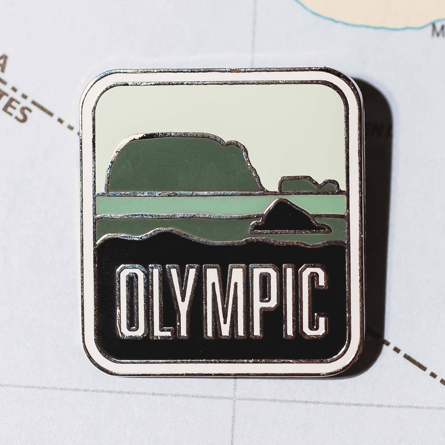 Olympic National Park Enamel Pin