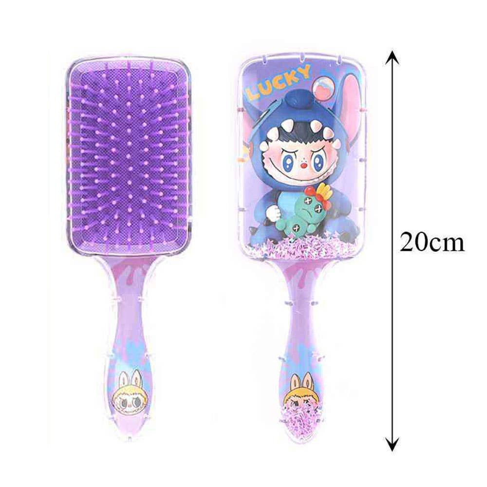 Monster Bunny Character Paddle Hair Brush