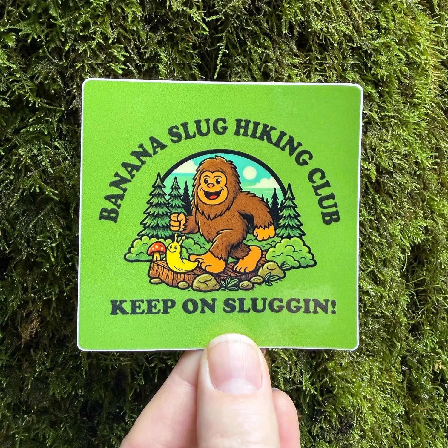 Bigfoot Hiking Club Sticker