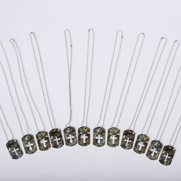 Necklace Dog Tag Camouflage