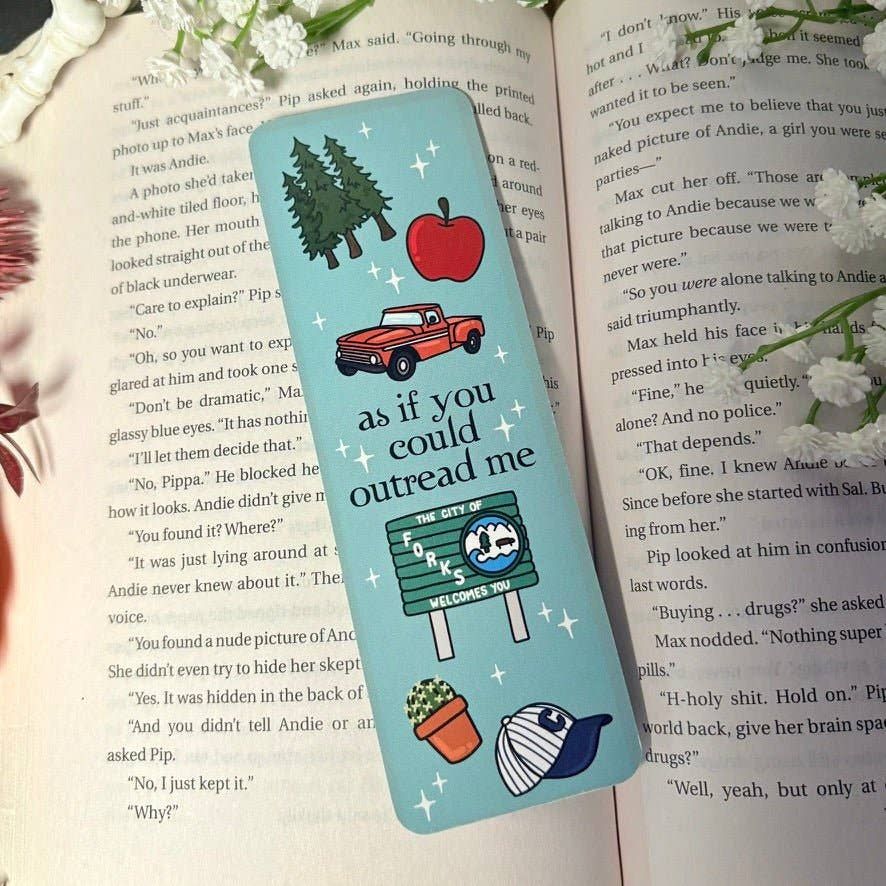 As If You Could Outread Me Dual-Sided Cardstock Bookmark