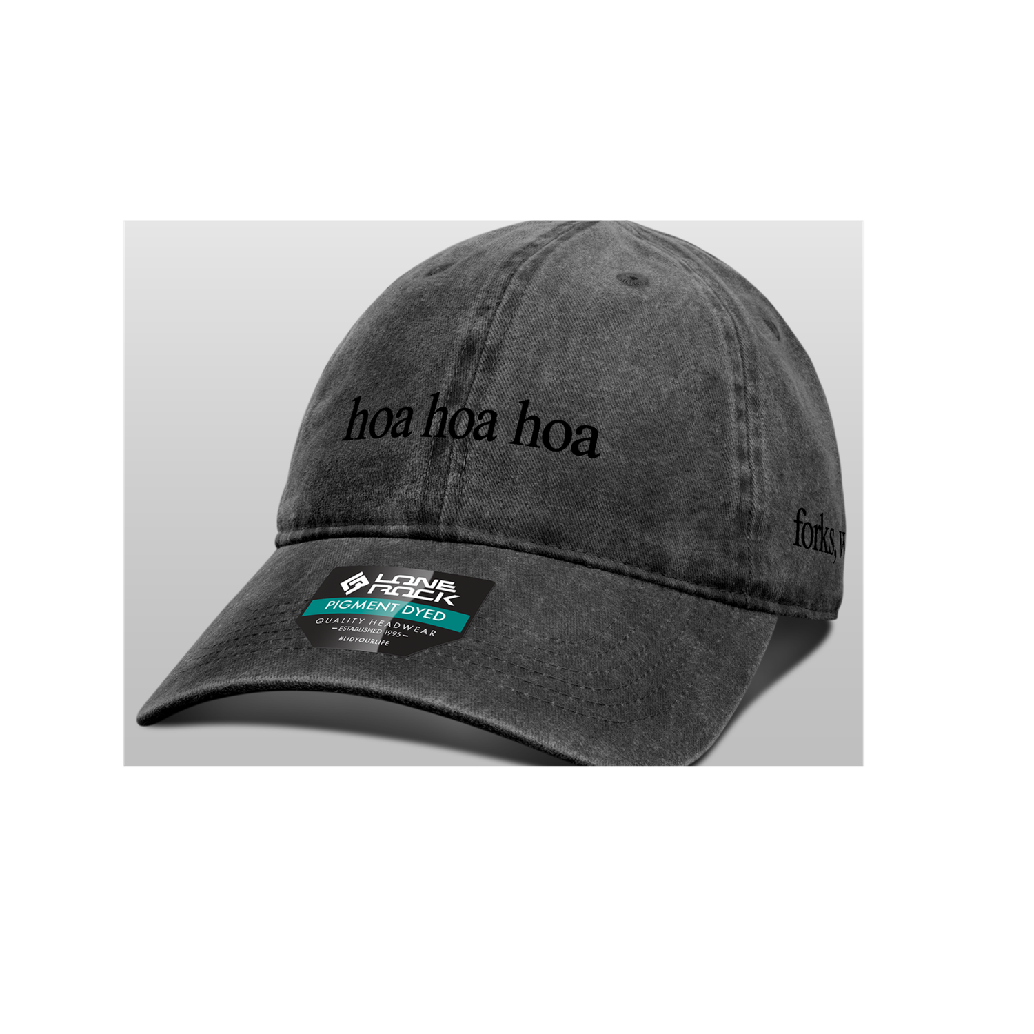 Hoa Hoa Hoa Dad Hat, Color: Black