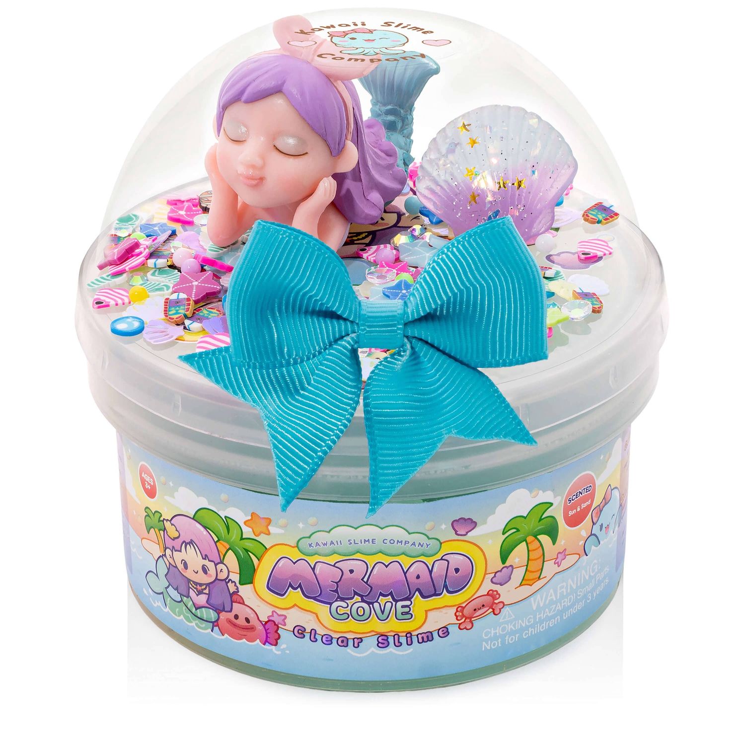 Mermaid Cove Clear Signature Dome™ Slime (4pcs/case)