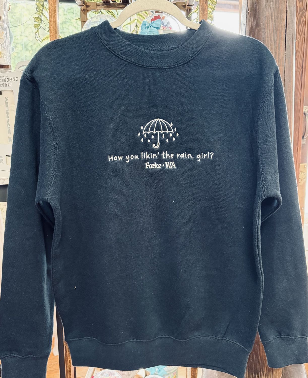 How You Like’n The Rain Girl Crewneck
