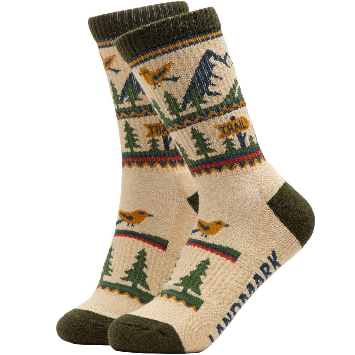 Landmark Resort Sock: L/XL / Tan