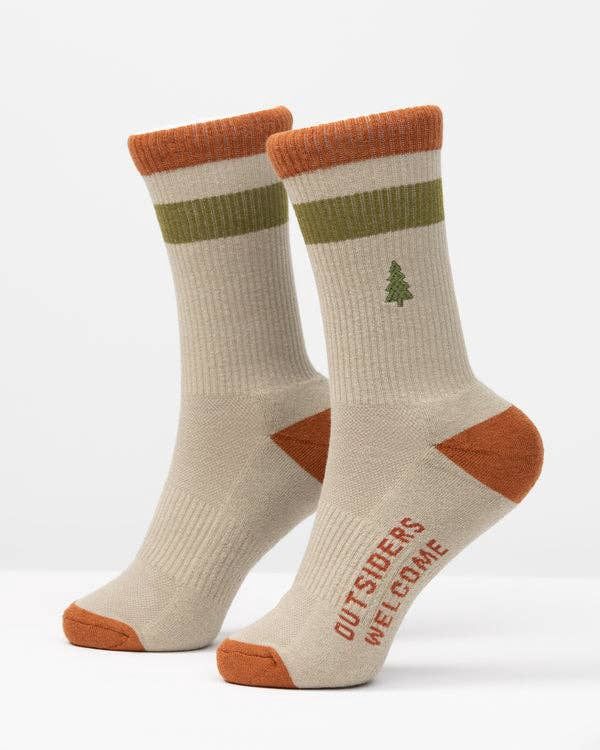 Out-of-Doors Club Sock: Antler / L/XL