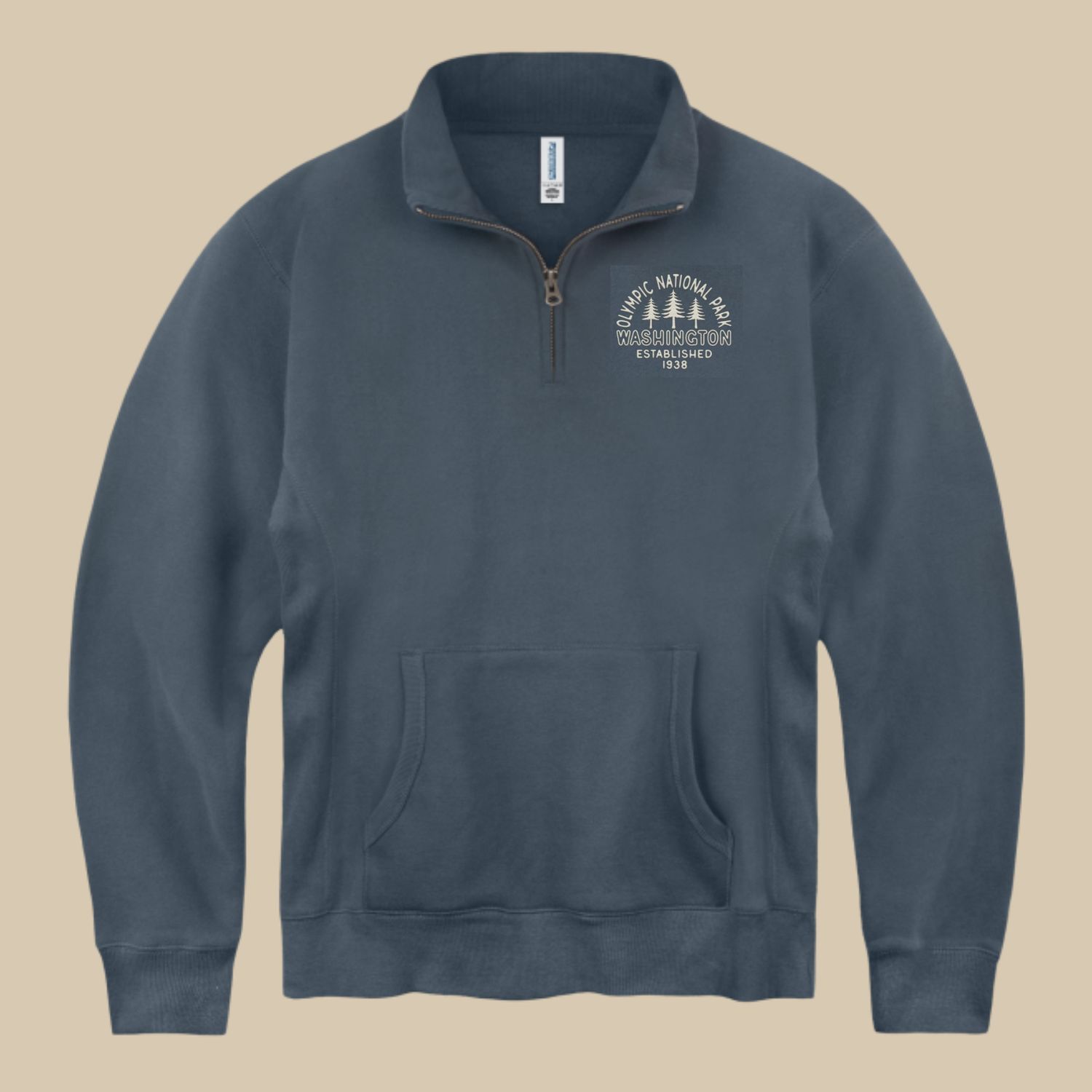 Olympic Distressed Quarter Zip