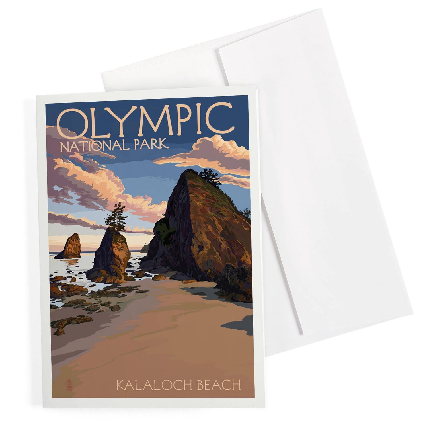 Olympic National Park Kalaloch Beach Greeting Card