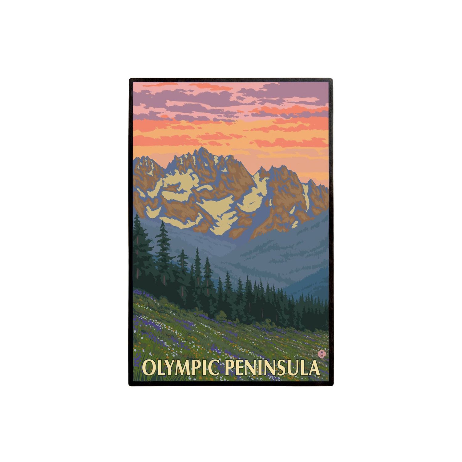 Olympic Peninsula, Spring Flowers Lapel Pin