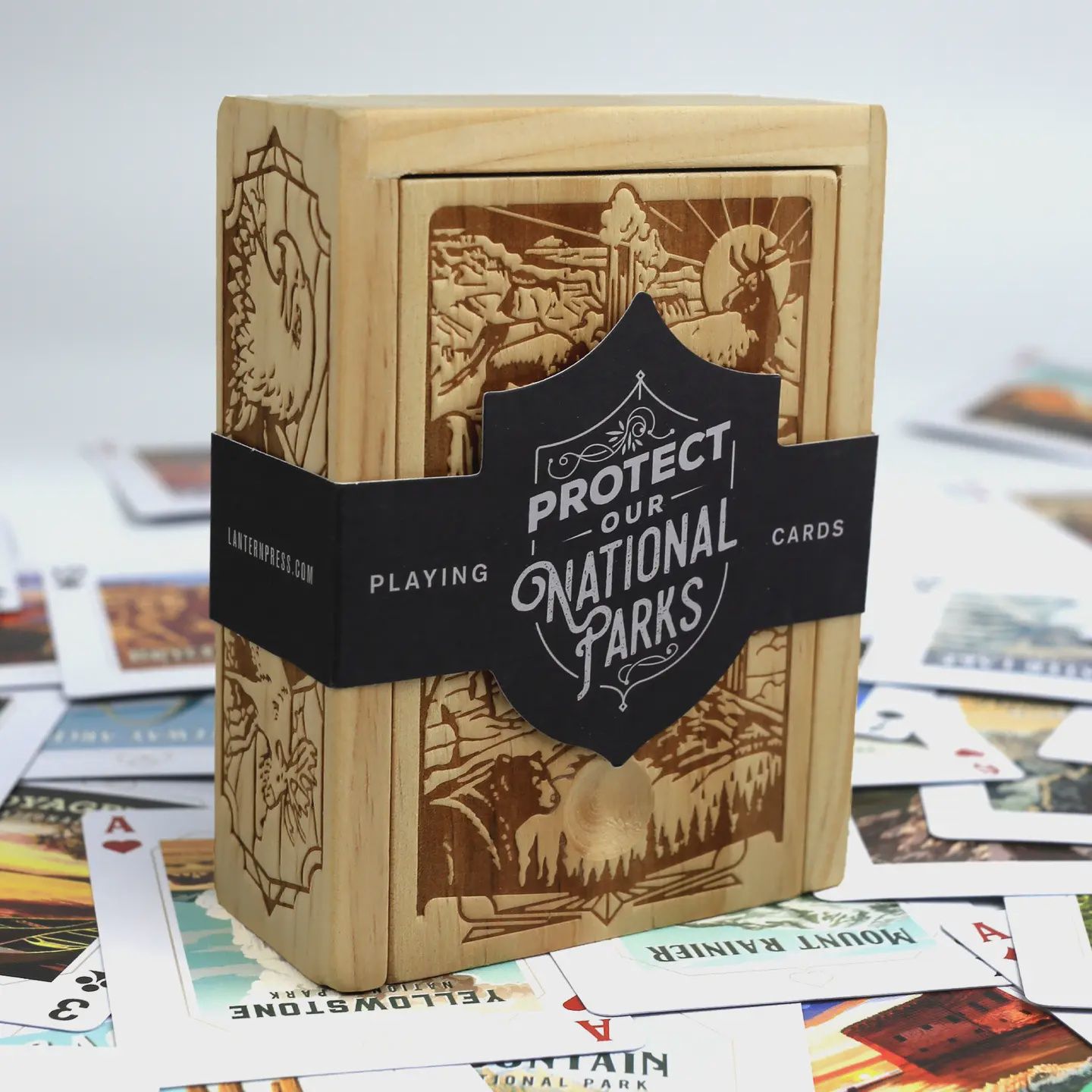Protect Our National Parks - Playing Cards Wood Box Set