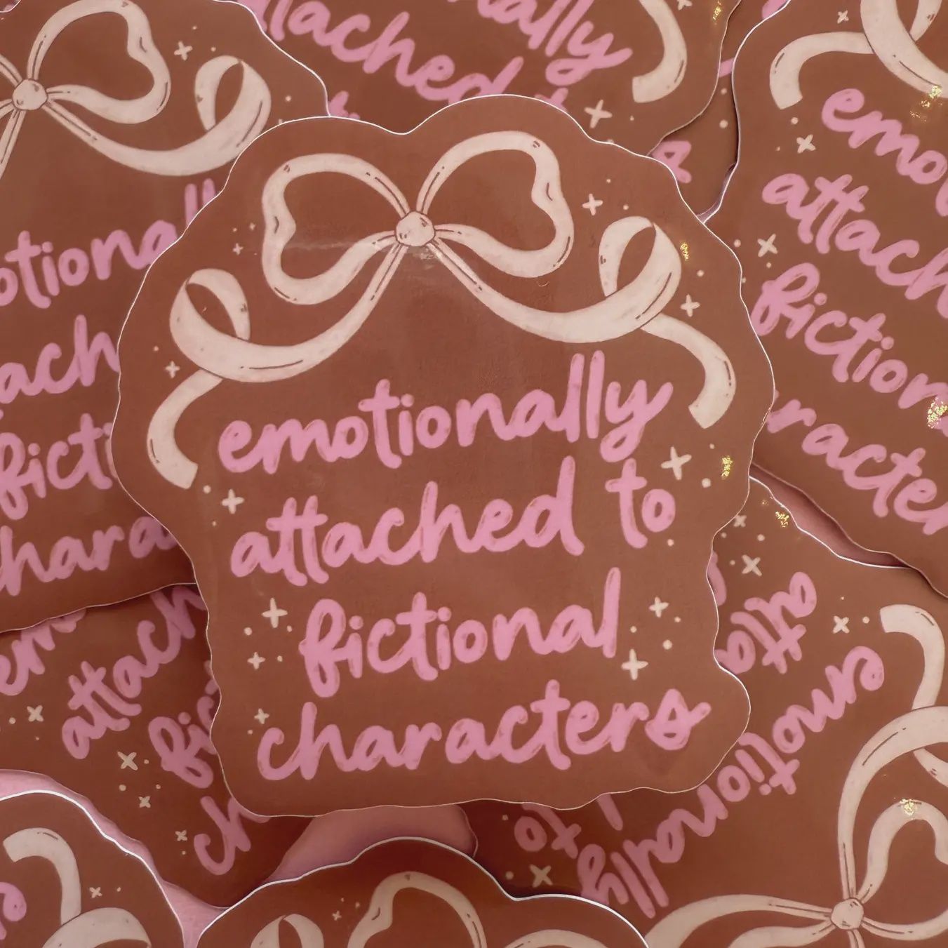 Emotionally Attached Bookish Sticker