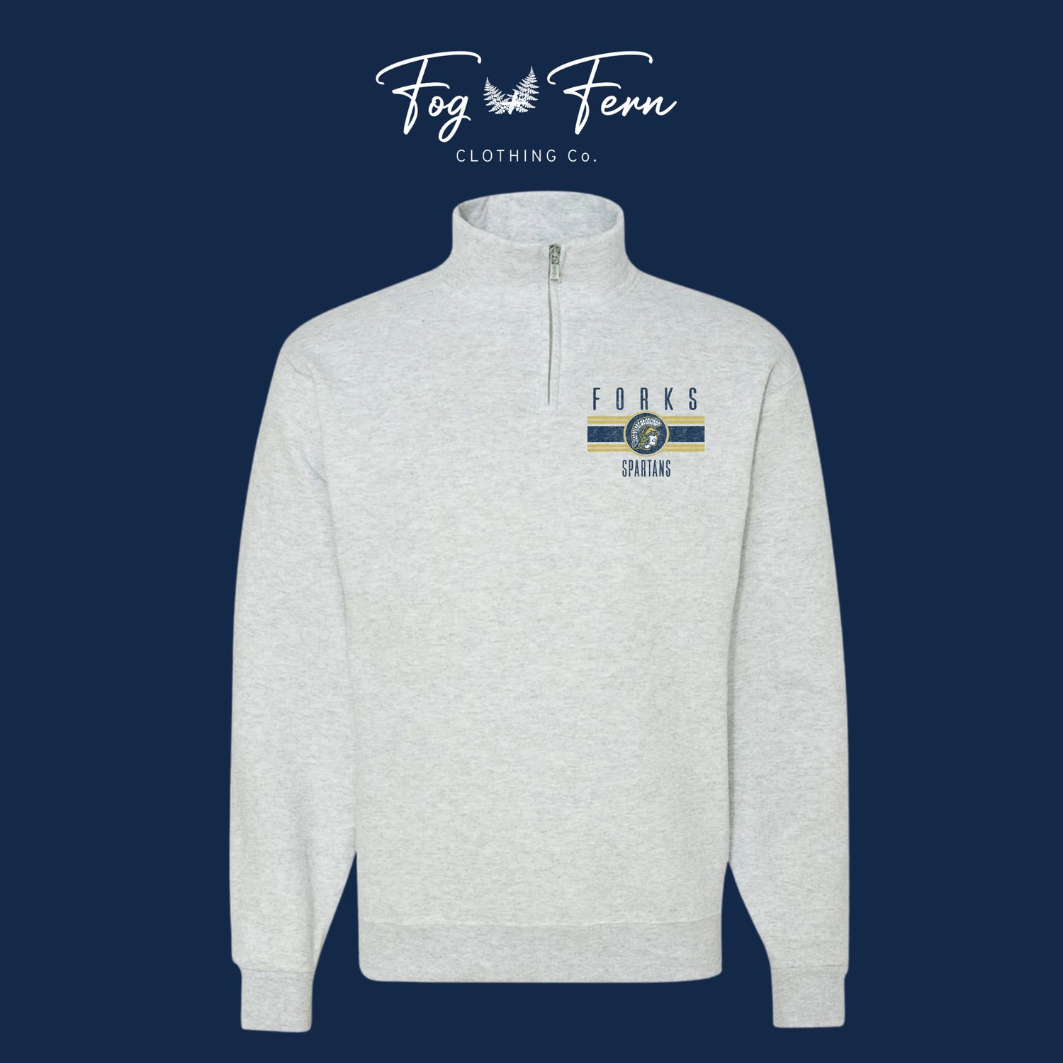 Vintage Sport Design Quarter Zip- Adult, Size: Small