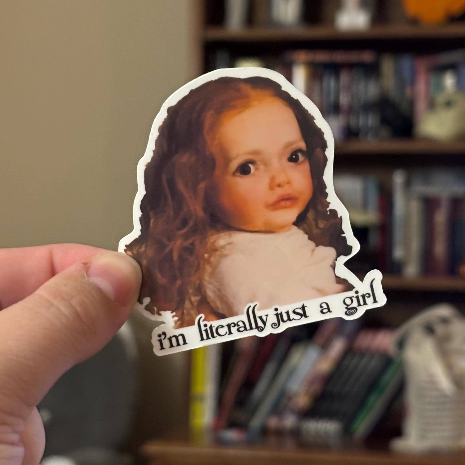 Renesmee Twilight Inspired "I'm Just a Girl" Sticker