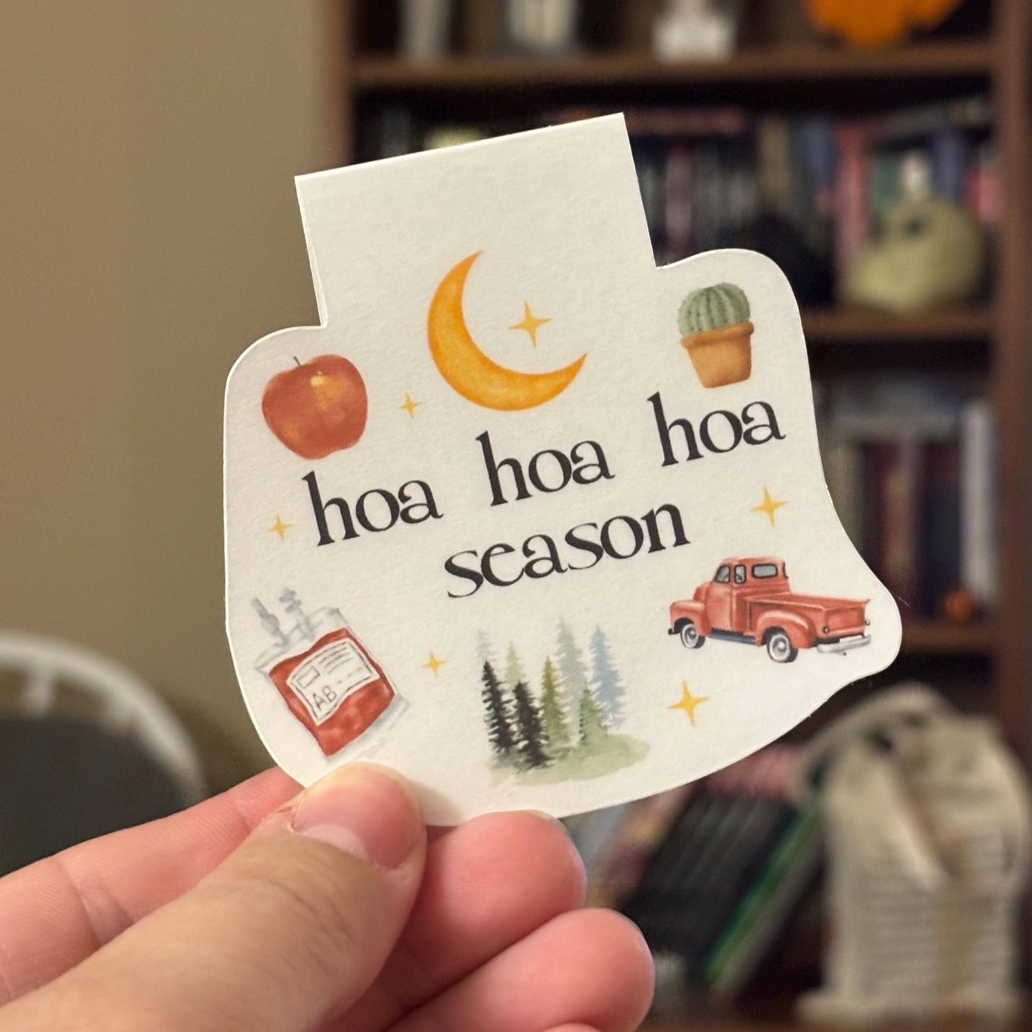 Hoa Hoa Season Magnetic Bookmark – Twilight Fan Art