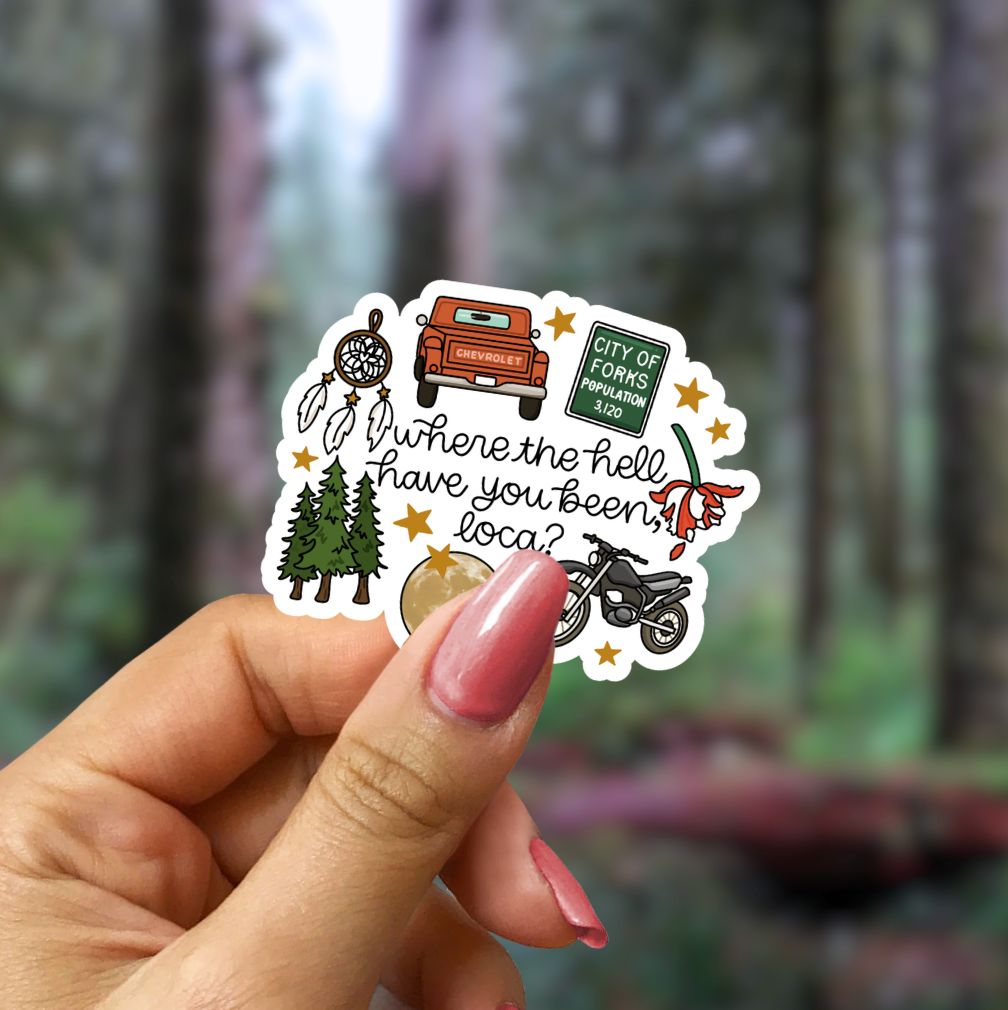 Where the Hell Have You Been, Loca? Star Sparkle Sticker