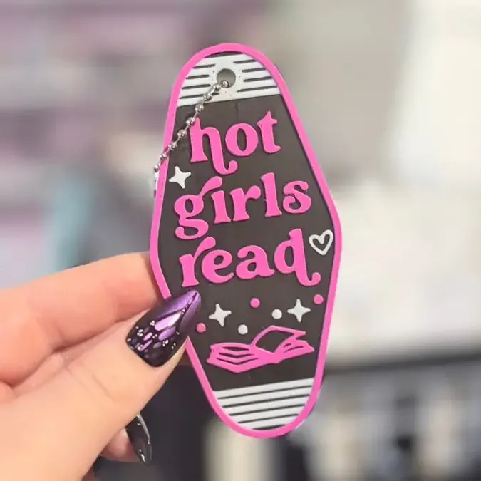 3D Printed Hot Girls Read Hotel Keychain