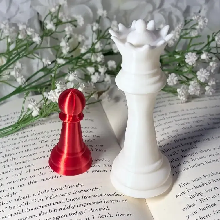 3d Printed Chess Pieces Twilight Inspired Decor