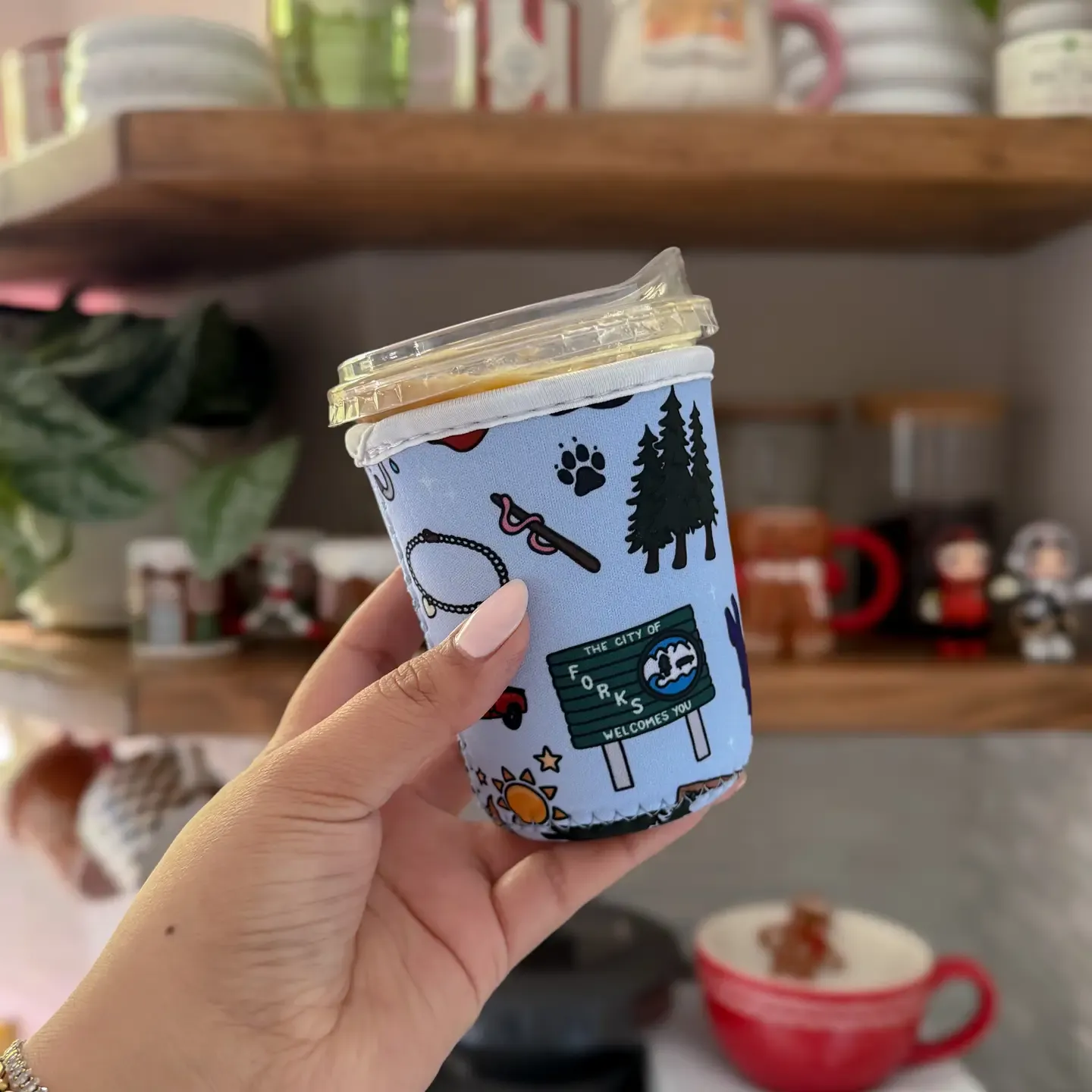 Twilight Coffee Sleeve, Iced Coffee Koozie