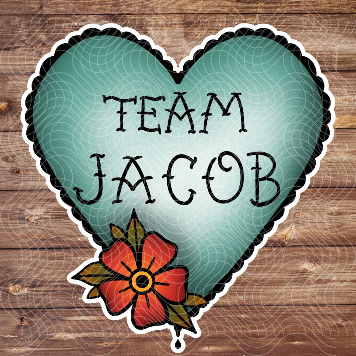 3" Vinyl Team Jacob Vampire Werewolf Movie Book Sticker
