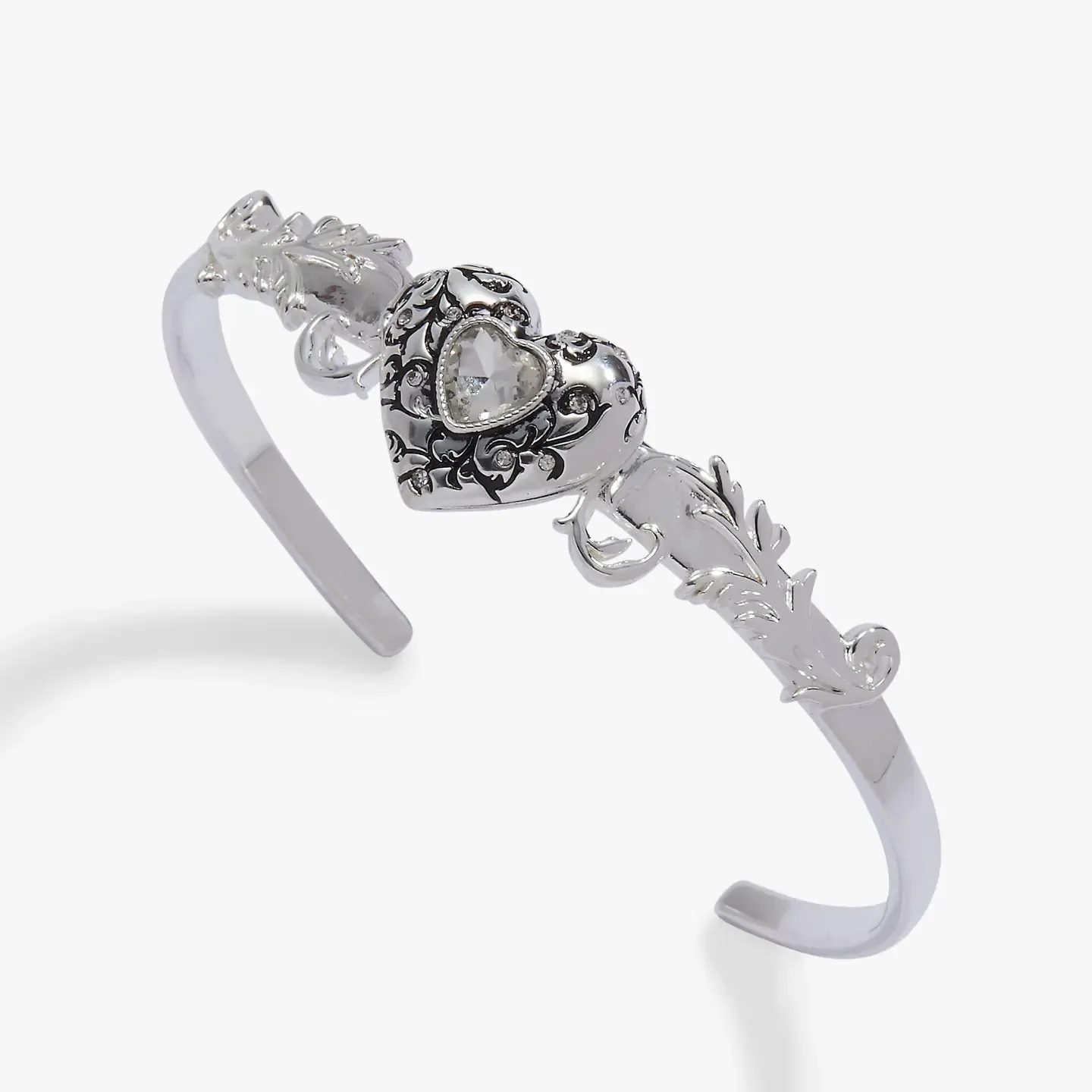 The Twilight Saga Bella &amp; Edward Locket Cuff Silver