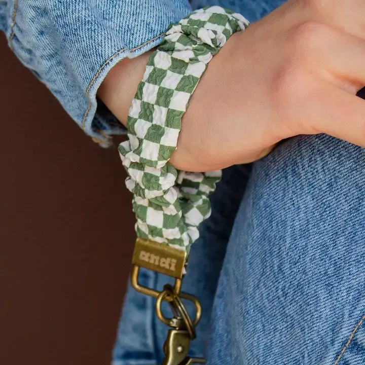Lindsey Checked Keychain