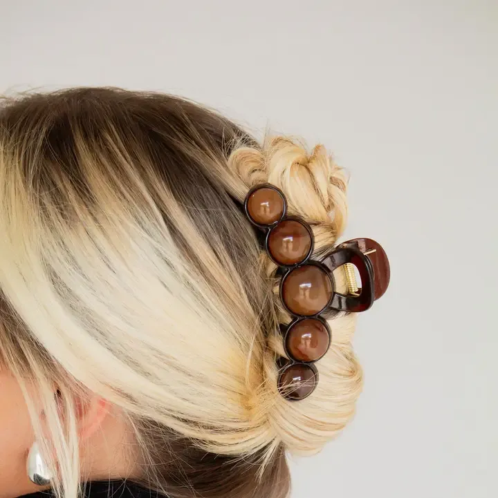 Walnut Claw Clip