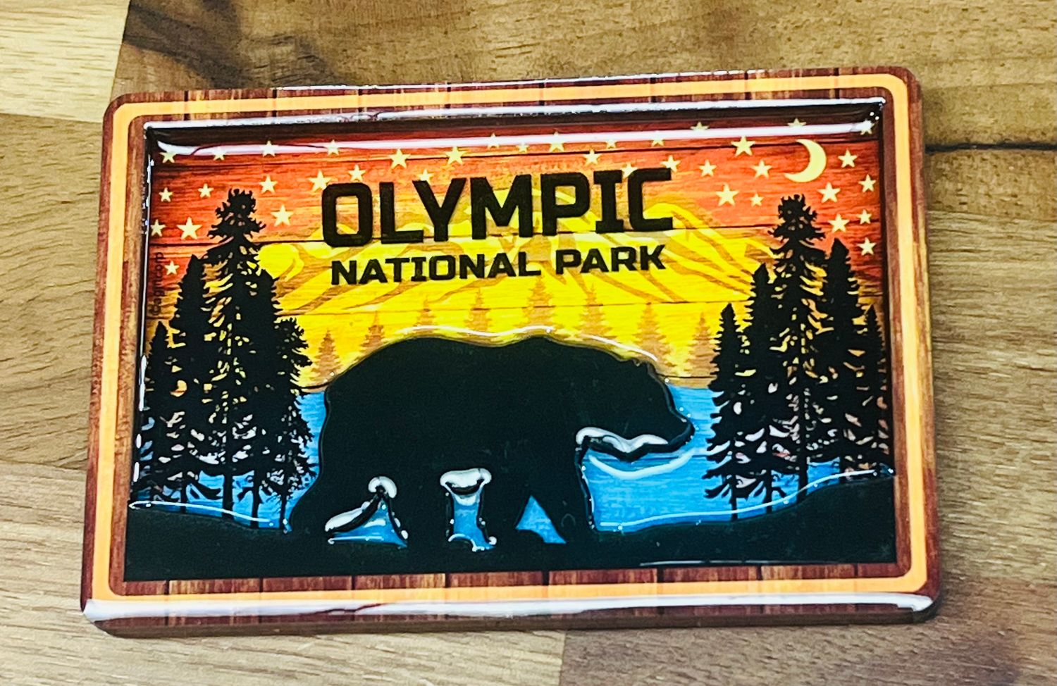 BEAR/S/SET 3.5X2.25"2LYR/MAG