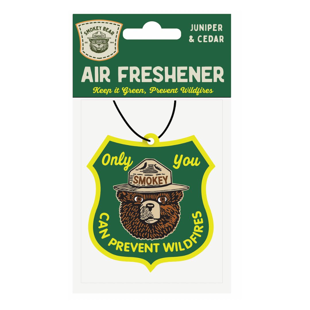 Juniper &amp; Cedar - Smokey Bear Air Freshener