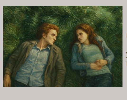 Bella &amp; Edward Meadow Magnet