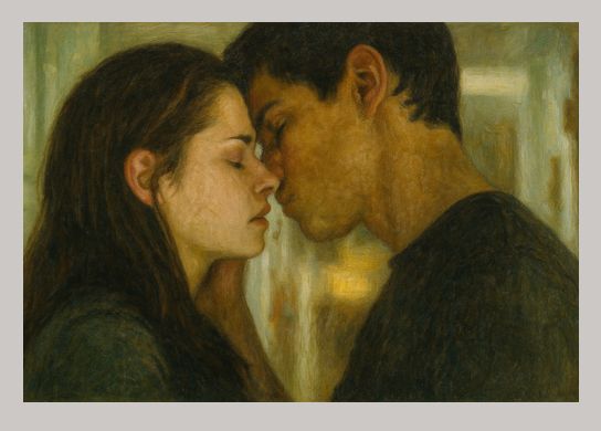 Bella &amp; Jacob Kitchen Kiss Magnet