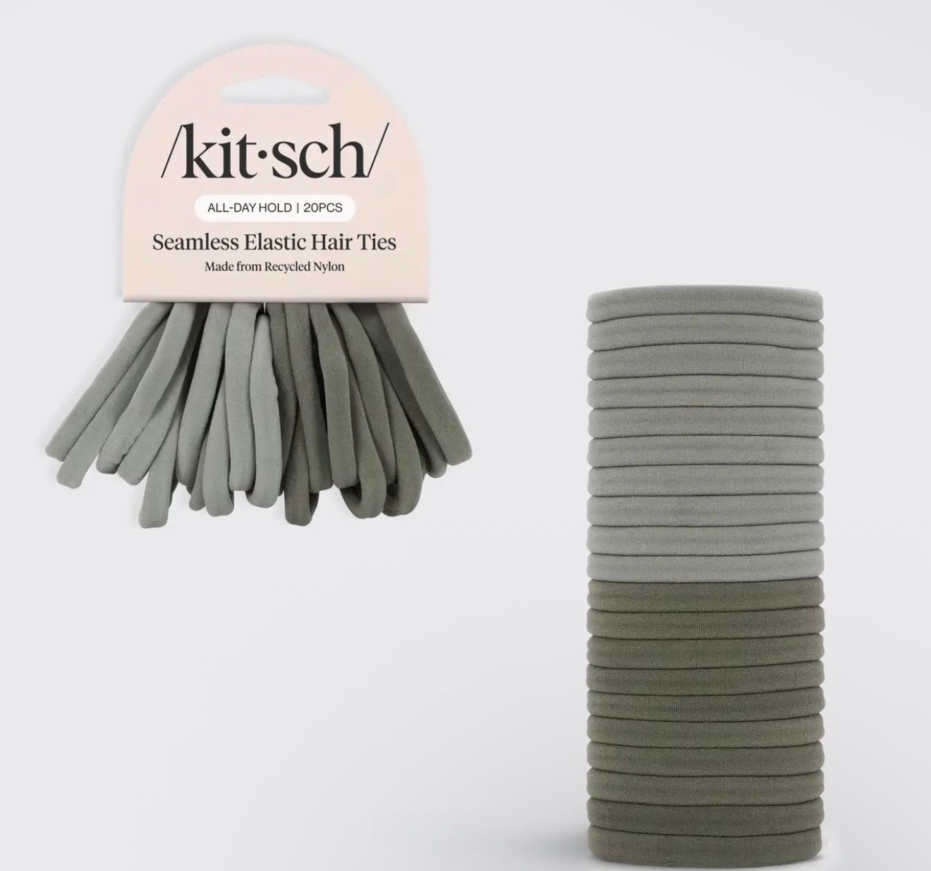 Eco Friendly Nylon Elastics - Eucalyptus