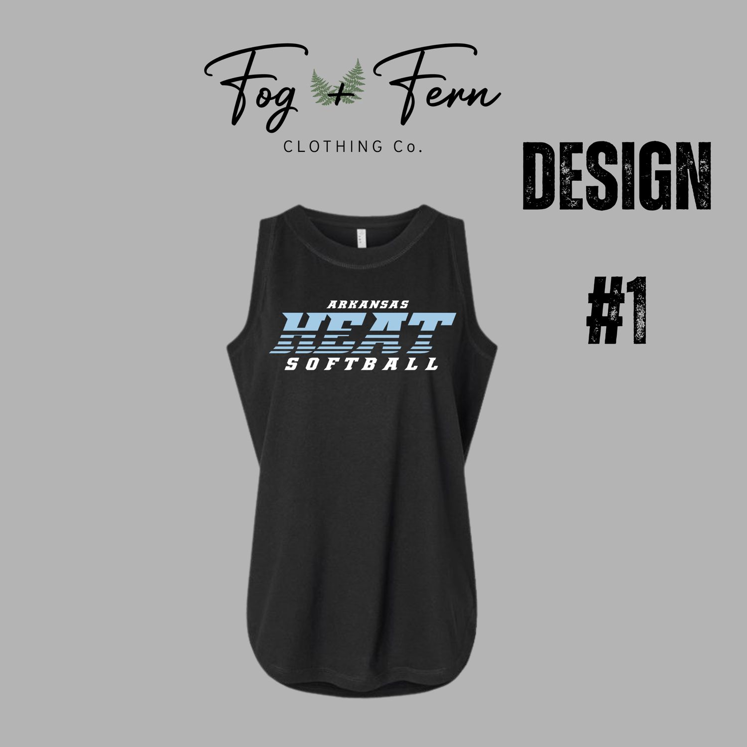 Adult Bella Canva Heat Tank