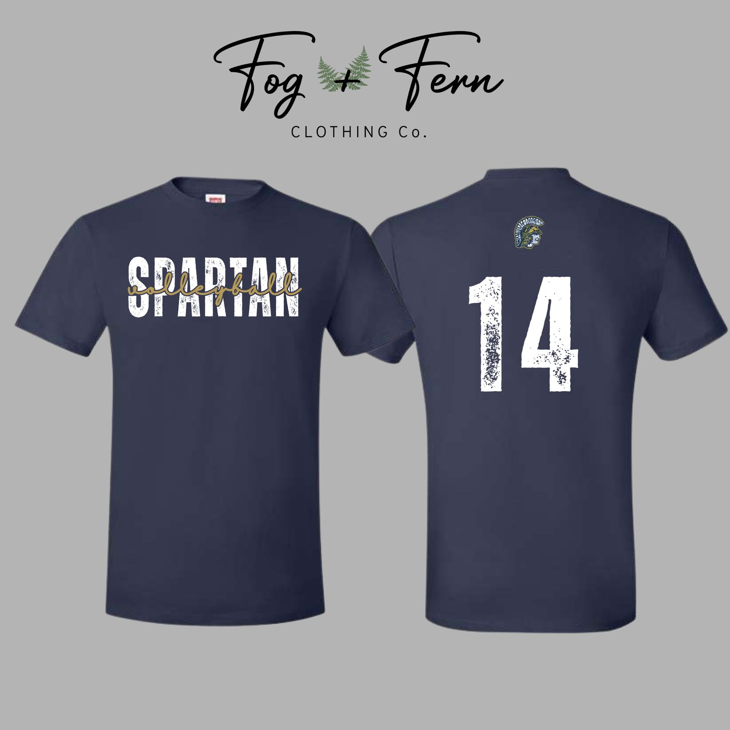 2026 Volleyball Cursive Tee Design
