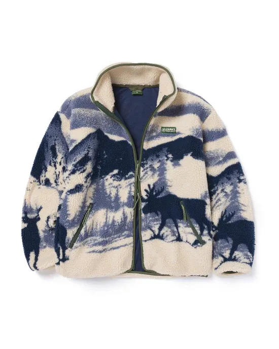 ACADIA MOOSE FULL ZIP HIGH PILE FLEECE