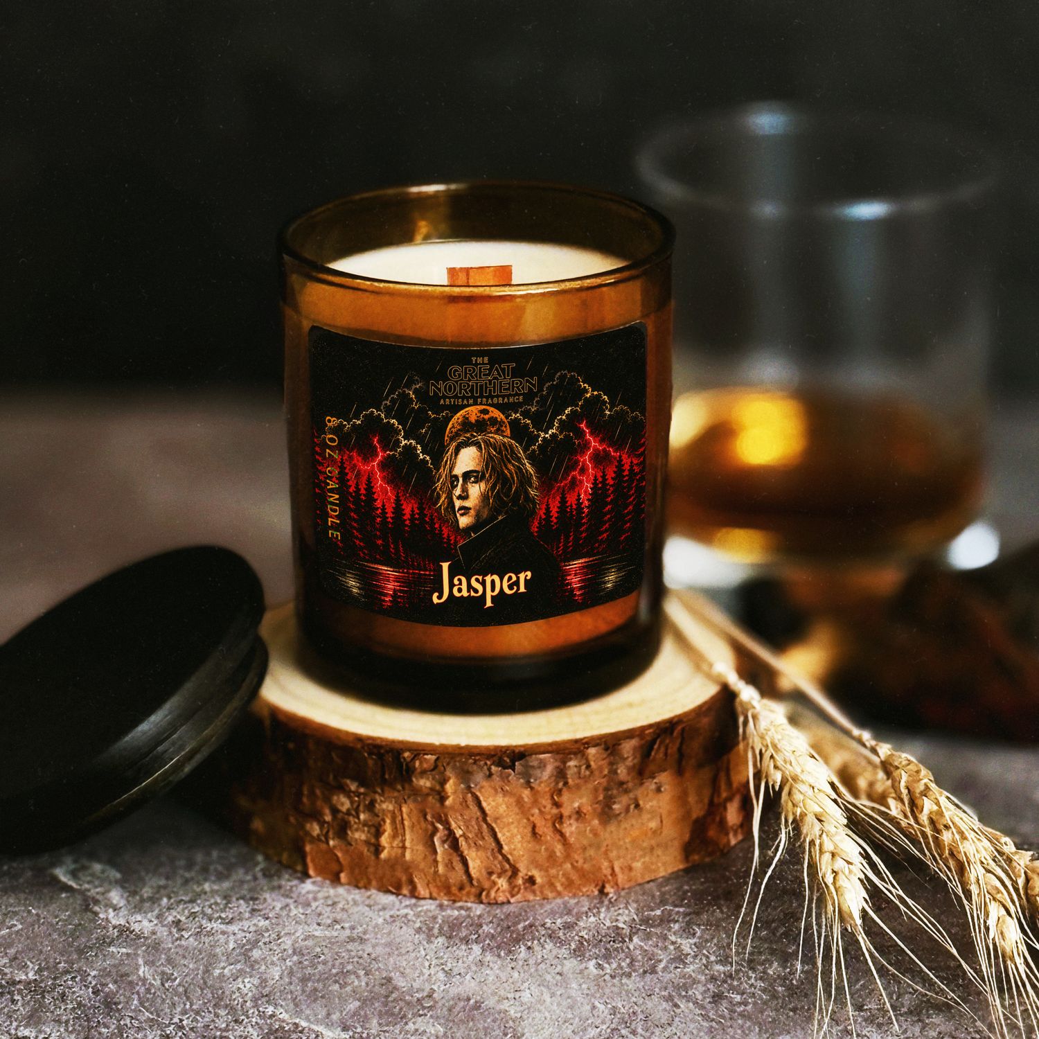 Jasper Battle Scars 8oz Premium Candle