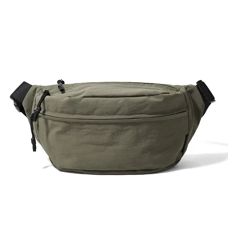 Water-Repellent Crinkled Nylon Sling &amp; Waist Bag