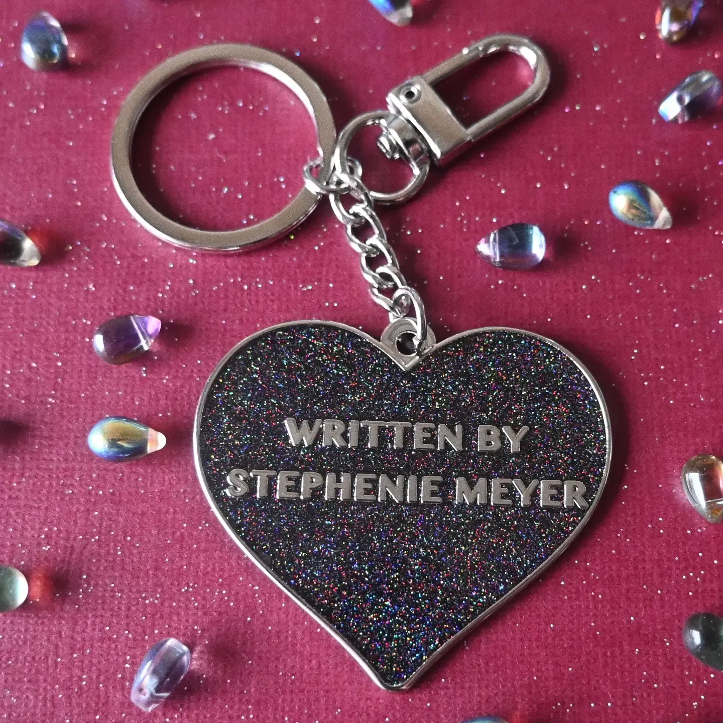 Twilight Written By Stephanie Meyer Keychain