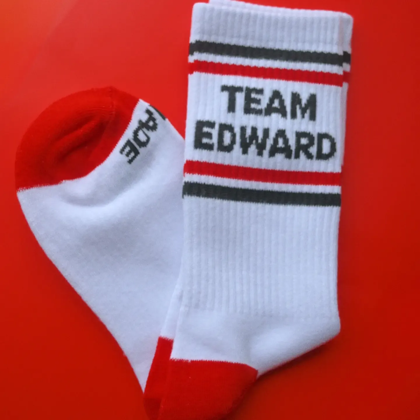 Team Edward Twilight Sock