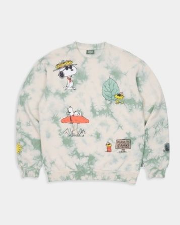 PEANUTS X PARKS PROJECT TIE DYE CREW