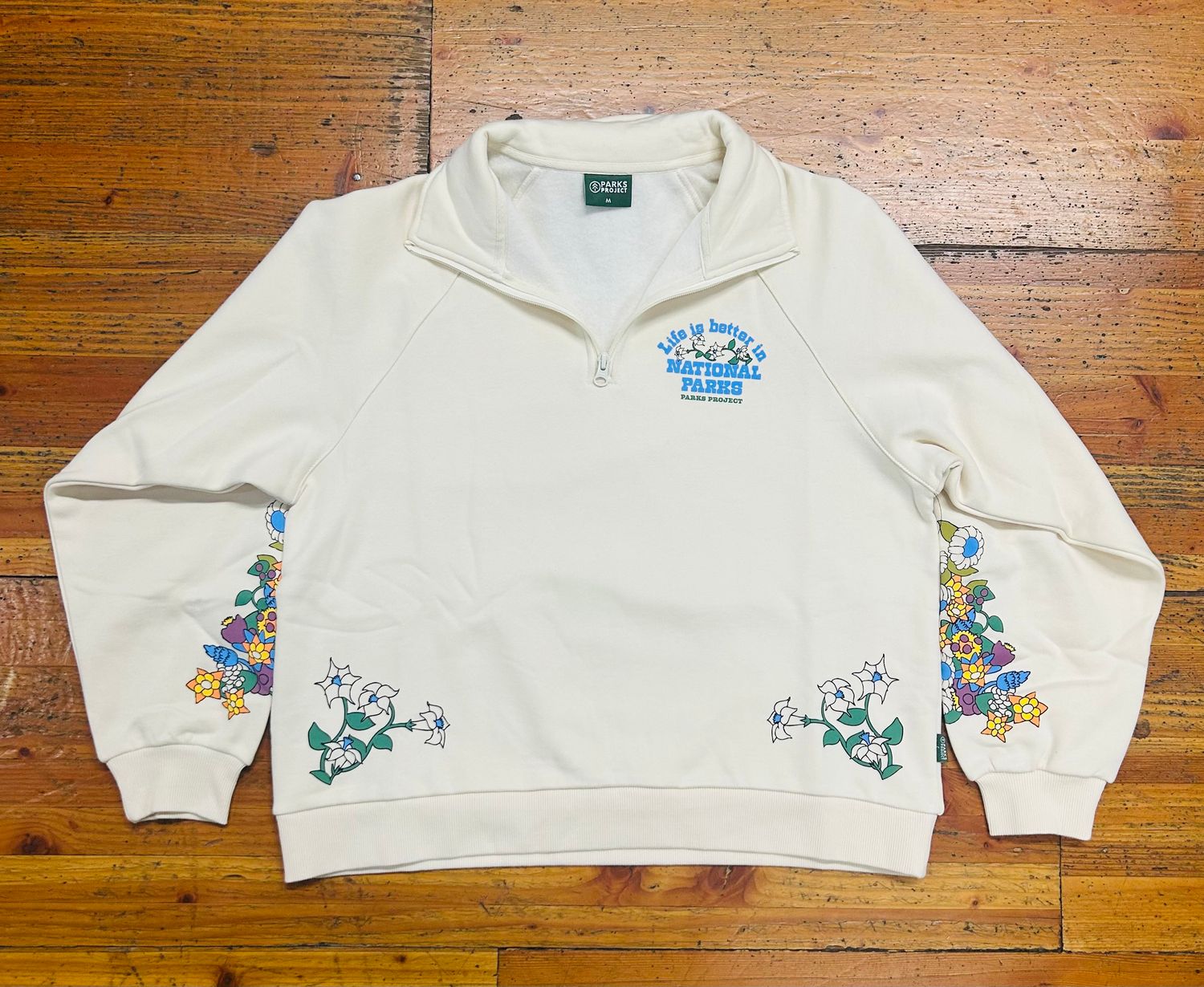 Flora in National Parks Boxy Quarter Zip