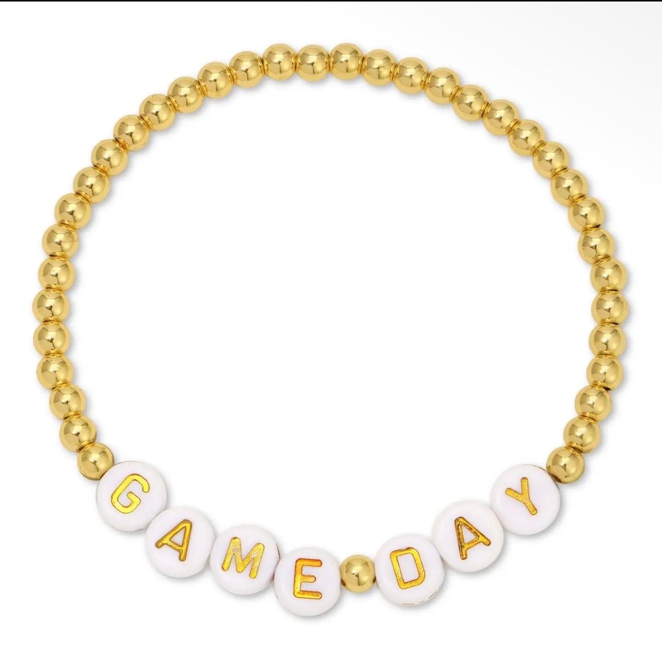 Game Day Beaded Bracelet