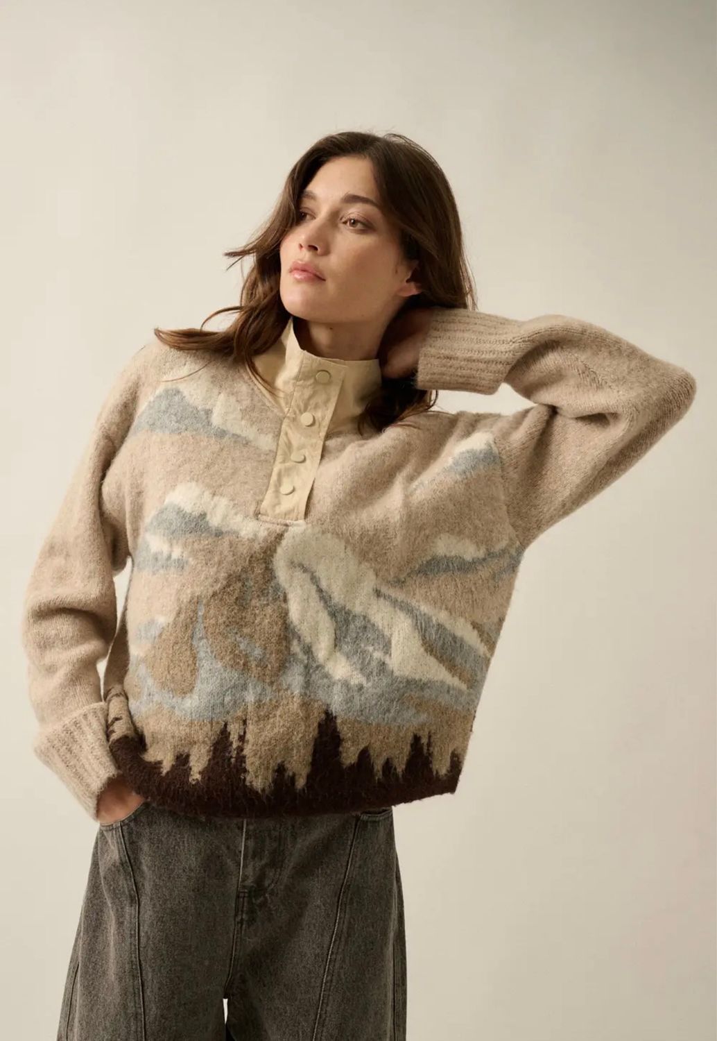 Landscape Quarter Zip Pullover