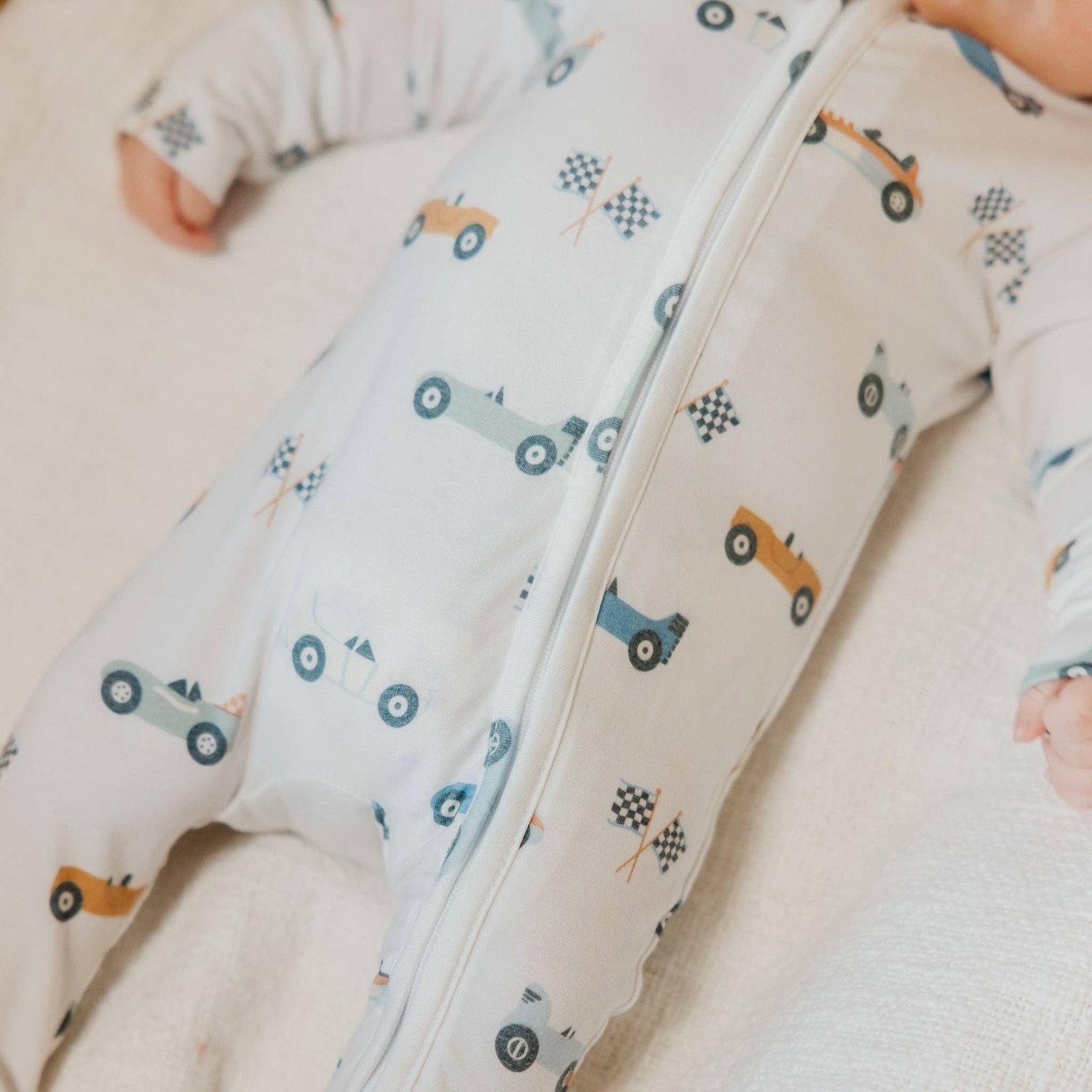 Convertible Zip-Up Footie Pajama - Speedster