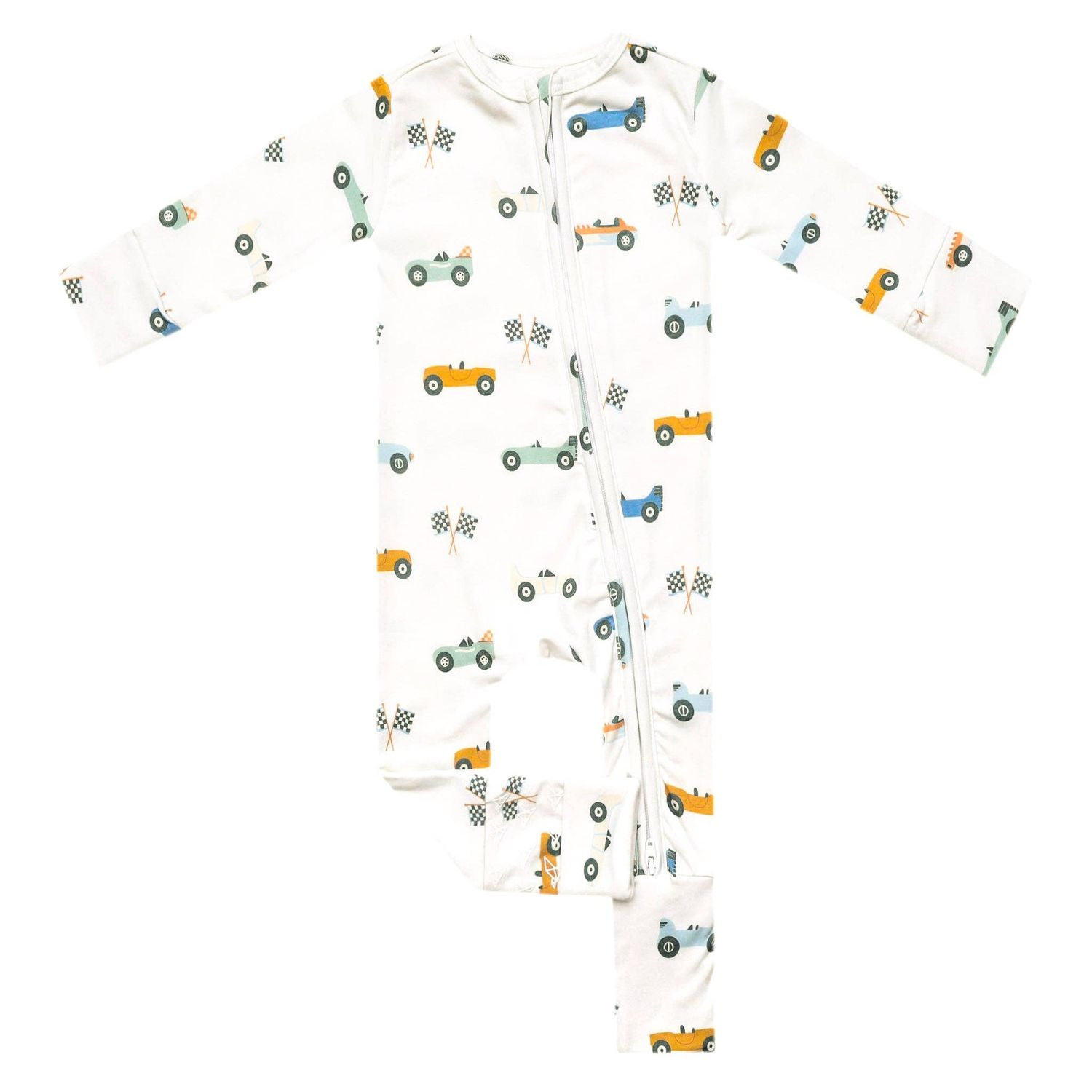 Convertible Zip-Up Footie Pajama - Speedster