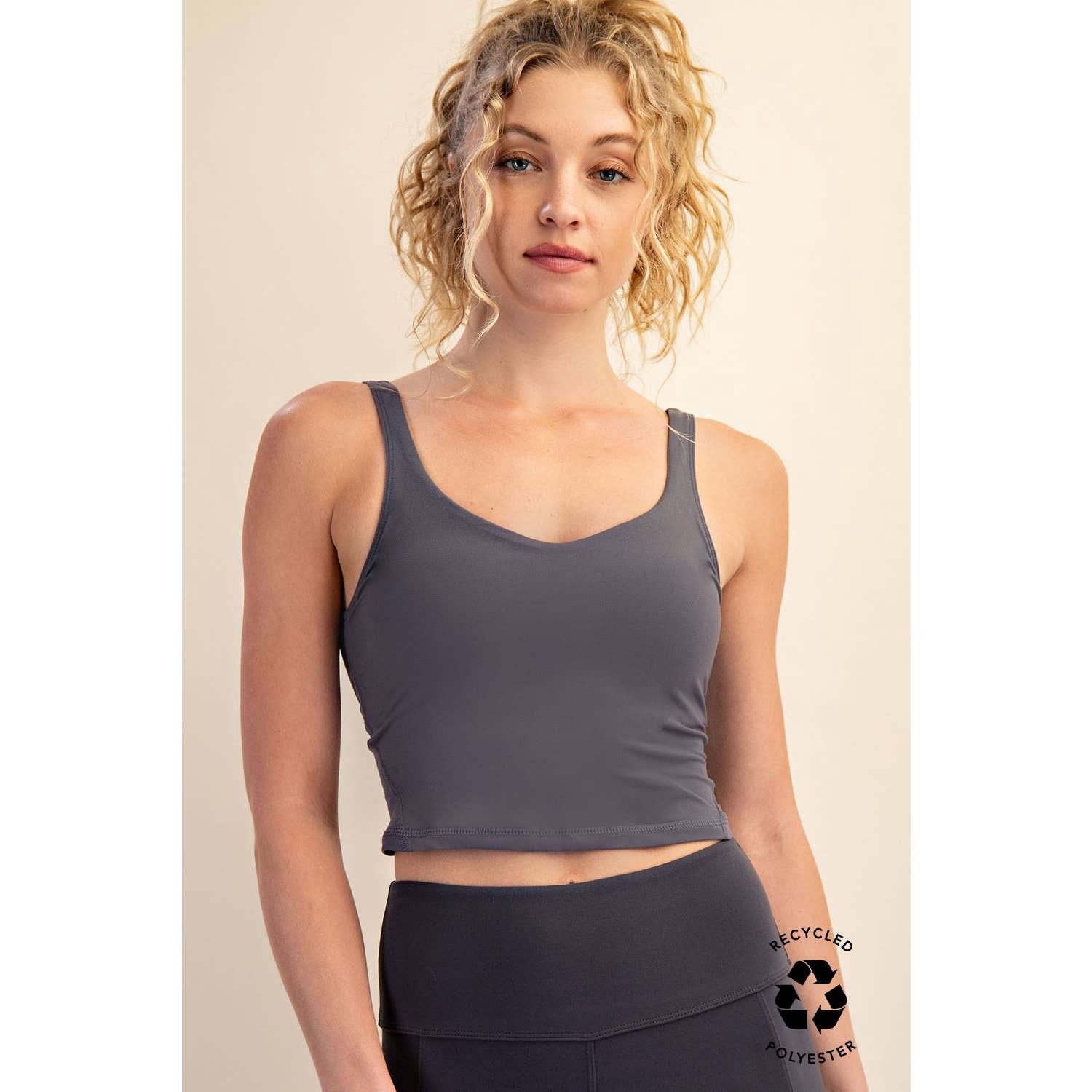 V NECK YOGA TOP