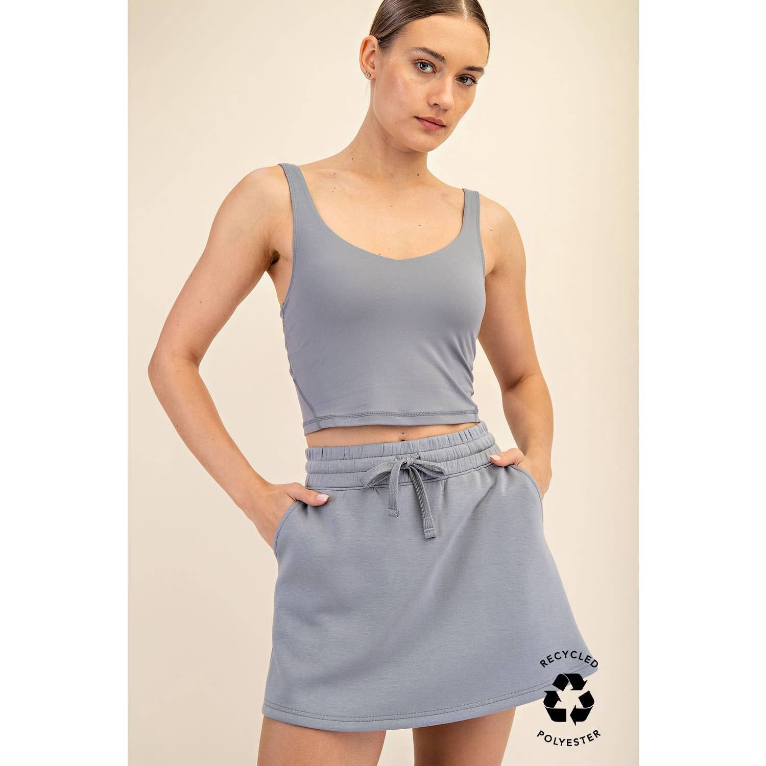 V NECK YOGA TOP