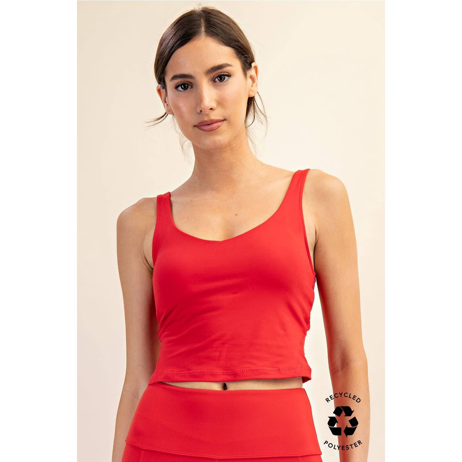 V NECK YOGA TOP